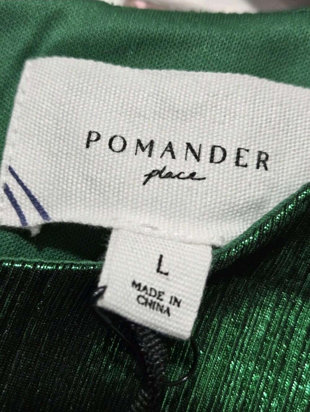 Tuckernuck Emerald Green Lillith Lilith Lurex Midi Dress NWT - Picture 6 of 7